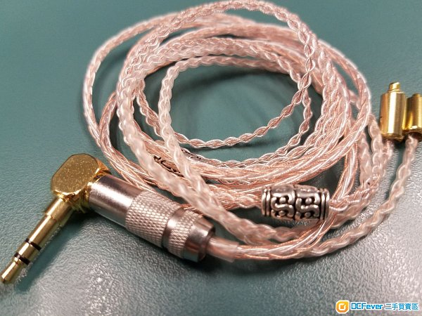 出售 单晶铜7n铜银混织8绞耳机线3.5mm头 Mm