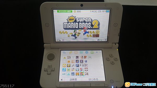 出售 售98% 粉白色 3DS LL 已经破解A9系统,送