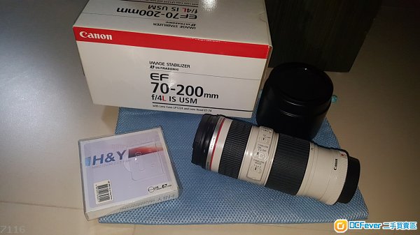 Canon EF 70-200mm f4L IS USM & H&Y UV/IR