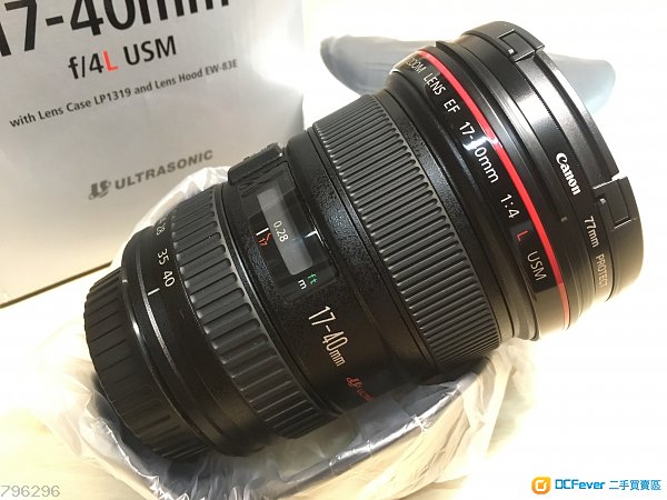 【99%極新有保】 CANON EF 17-40mm f/4.0 L USM 超廣角鏡 連保護鏡