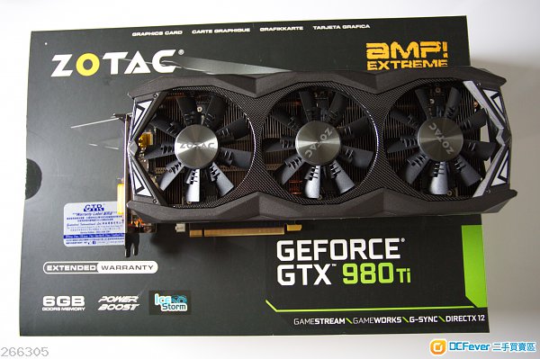 zotac amp extreme edition geforce gtx 980ti 6gb