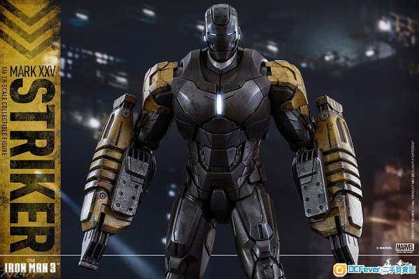 hottoys mms277 iron man 3 铁甲奇侠3 mark 25 xxv striker