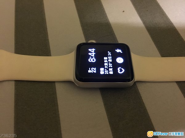 95%新apple watch s2 42mm银白色