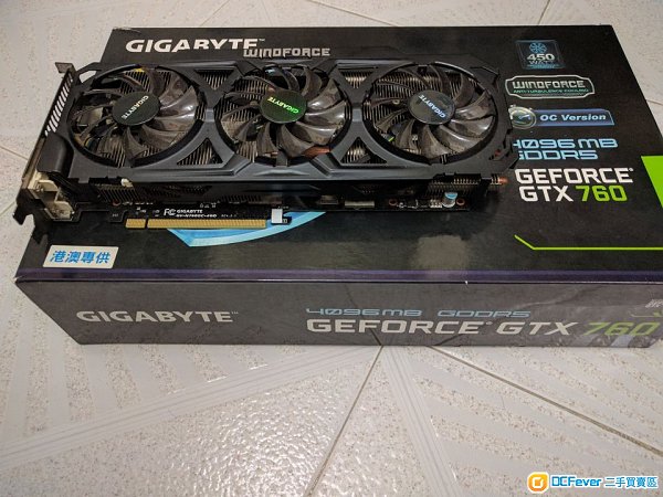 gigabyte gtx 760 oc 4g 三风扇