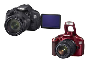平價版 60D：Canon EOS 600D 現身 順勢升級 EOS 1100D 攻平價市場