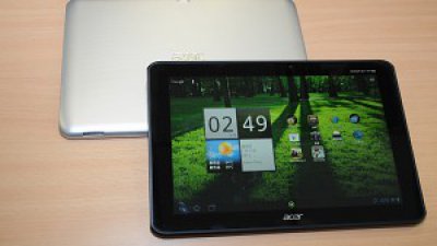 Acer 4 核黑馬 Iconia Tab A700 全高清 1920 X 1200 Tablet 測試