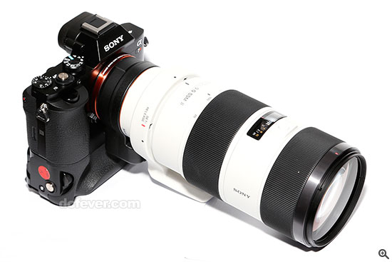 A7R 配合轉接環使用A-Mount 新鏡 Sony 70-200mm F2.8 G SSM II。