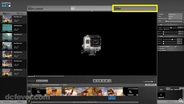 GoPro 提供免費剪接軟 Studio 2.0，可讓用家快速修簡易地修剪影片