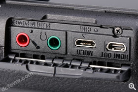 除 HDMI 及 USB 之外，亦支援 XLR 平衡輸入端子。