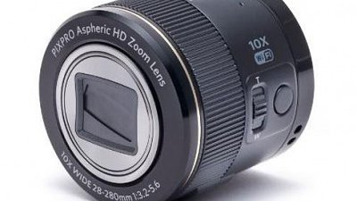 柯達 SMART LENS 連接手機操作、激似 QX 鏡頭型相機 