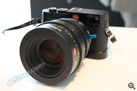 過百萬的 Leica 電影鏡亦可隨便試玩。