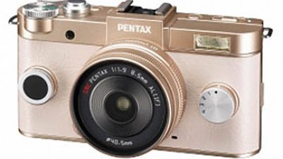 Pentax Q-S1 無反諜照流出！復古風配金色好 Match？