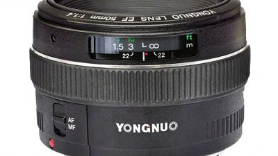 國產首枝「原創」 EF 鏡？永諾 YONGNUO 推出 EF 50mm f/1.4