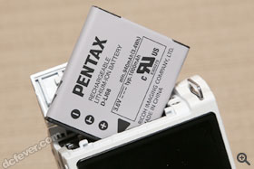 D-LI68 鋰充電池可提供約 250 張續航力。