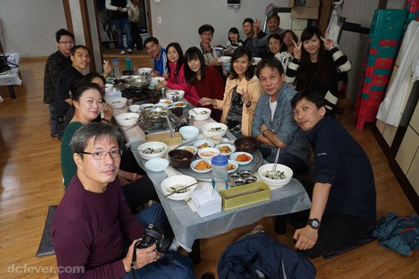 團友吃過寧越美食 - 薊菜料理，充足電再出發。