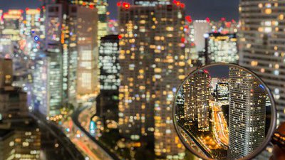 放大鏡下東京夜色是這樣的
