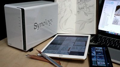 Synology NAS DS215j 插畫師的好幫手