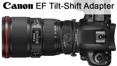 「正常」EF 鏡變身移軸！Canon 開發電子轉接環