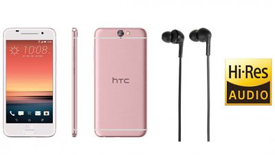 HTC Hi-Res 認證耳機 Pro Studio Earphones 連同 A9 新色推出！
