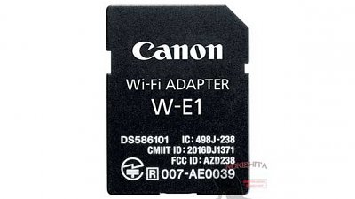 Canon W-E1 Wi-Fi 卡曝光！對應 7D II、5DS 及 5DS R