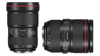 Canon EF 24-105mm F4L II 及 EF 16-35mm F2.8L III 有價！前者比現版更抵
