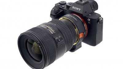 Nikon 鏡完美對應至 Sony E：內置馬達的 Fotodiox 接環