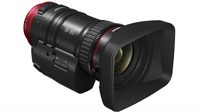 支援 AF + IS 防震：Canon 輕巧電影鏡 CN-E18-80mm T4.4 L IS KAS S