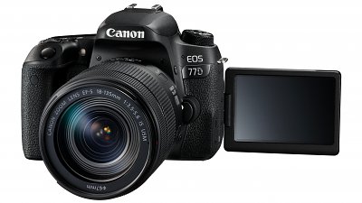 Canon EOS 77D「中階」出場！0.03 秒 DPAF、45 點十字對焦
