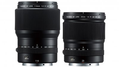 富士中片幅新鏡 GF23mm f/4 及 110mm f/2 出場