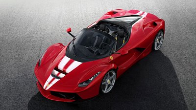 法拉利 Laferrari Aperta 慈善拍賣，千萬美元成交！