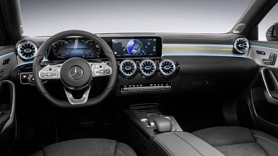 新一代 Mercedes-Benz A-Class 車廂照流出，豪華程度媲美 E-Class