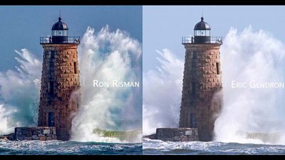 【心有靈犀】兩名攝影師在不知情下，同一時間拍攝幾乎相同的海浪照片