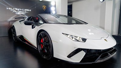 開篷上賽道：Lamborghini Huracan Performante Spyder 抵港