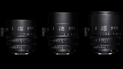 【T1.5 大光圈】Sigma 發表 28mm、40mm 與 105mm 三支電影鏡