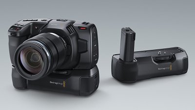 長拍長有：Blackmagic 為 Pocket Cinema Camera 4K 增設電池手柄