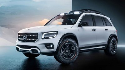 實用 7 座布局！平治 GLB 概念 SUV 登場