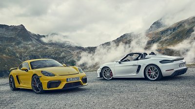 手波 8,000 轉紅區！Porsche 718 Cayman GT4 及 718 Spyder 同步登場