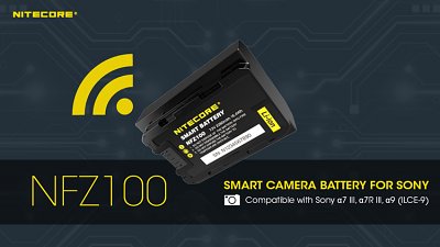 【內置 Bluetooth】Nitecore 為 Sony 推出 NFZ100 智能電池