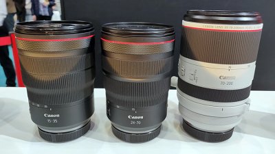 Canon RF 15-35mm、24-70mm 及 70-200mm f/2.8L 價錢流出！
