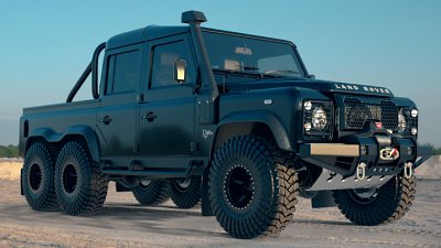 【Land Rover】Classic Overland 將野獸喚醒！打造 Defender 6x6「Black Mamba」黑