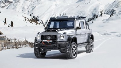 【日內瓦車展】Brabus 打造雪地猛獸！Mercedes-AMG G63 Pick-up 曝光