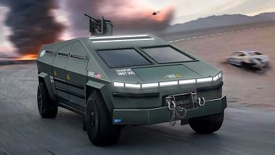 【有片】戰用 Tesla Cybertruck 流出？！網民打造「軍用」概念車型
