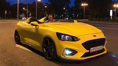 俄羅斯車迷打造 Focus Speedster 開篷版　網民：一啲都唔「山寨」！