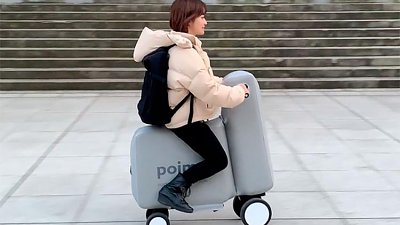【有片】東京大學研發電動車 Poimo　充氣分半鐘「騎住走」！