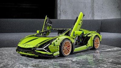 【有片】LEGO Technic 再有新作！Lamborghini Sian 積木模型人氣急升
