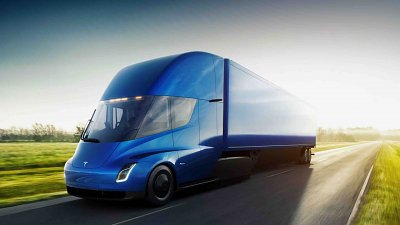 純電柯柏文？！Tesla 推出 Semi Truck 貨櫃車量產　Elon Musk：Yes