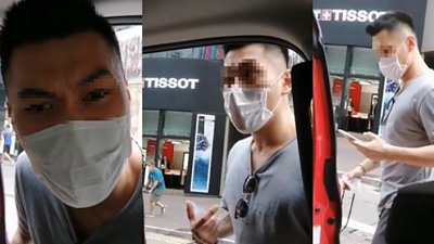 【有片】缺德男搭的士「唔帶罩」兼侮辱司機惹公憤！反恐嚇司機：我就燒你架車