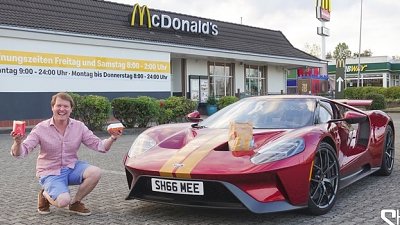 【有片】Tim Burton 實試 Ford GT「V-Max」模式買「老麥」　網民：最霸氣係你！