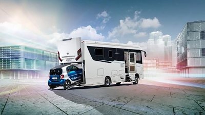 【帶輪子的家】Concorde 超豪露營車內建車位　網民：流動酒店！