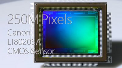 比 4K 片清 30 倍！Canon 發表 2.5 億像素 APS-H 感光元件